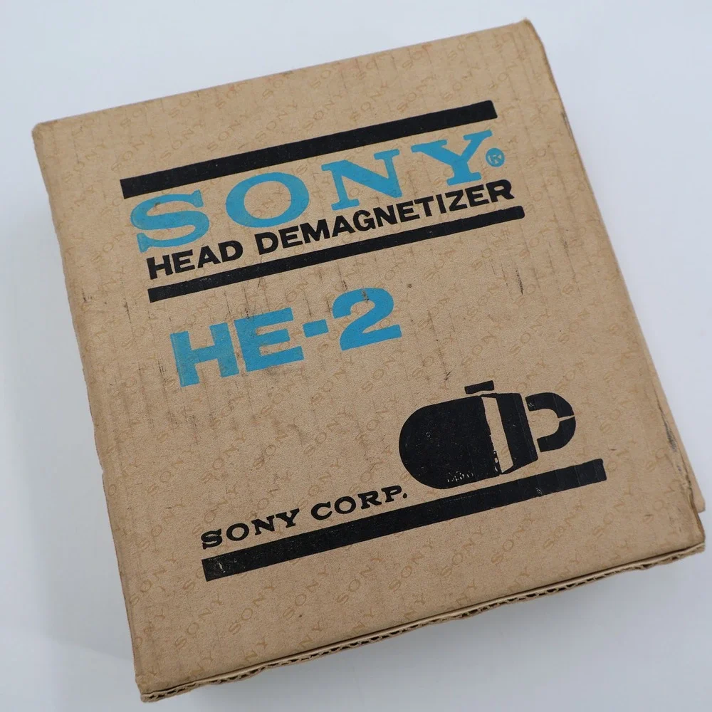 Sony HE-2 Head Demagnetizer Vintage Audio Accessory Black 110V Japan Boxed